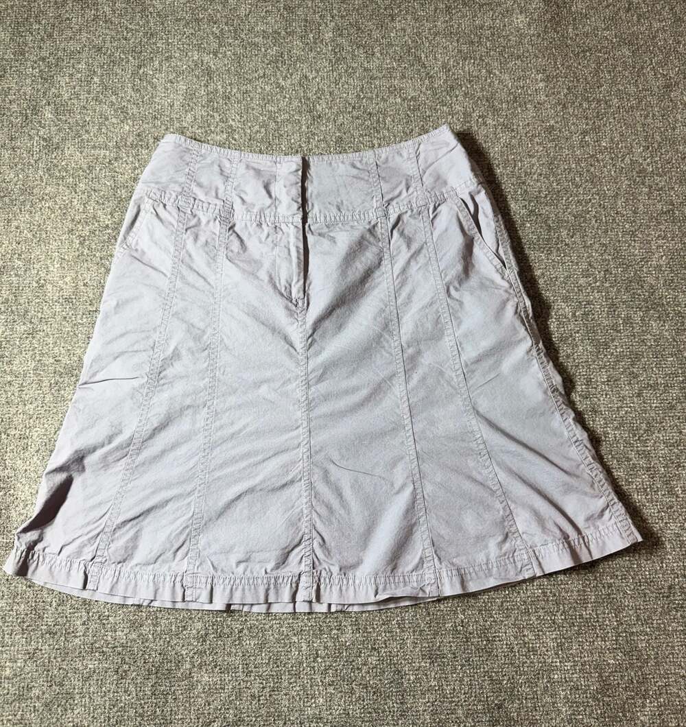 Calvin Klein Gray Cotton Skirt Size 4